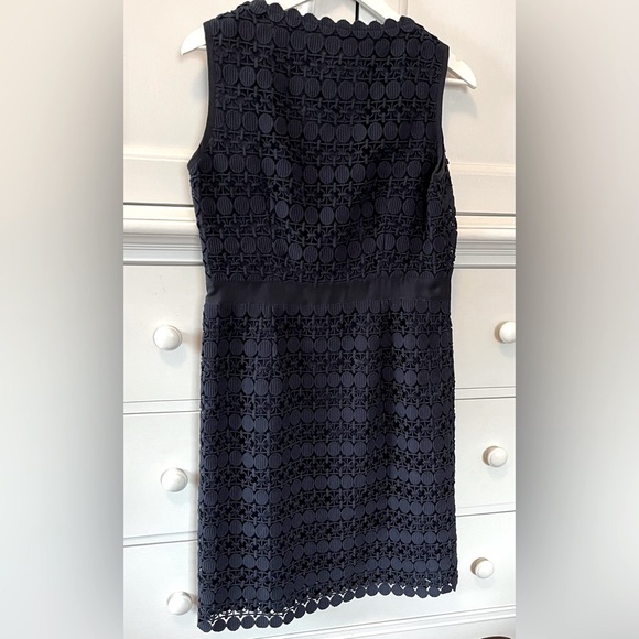 Tory Burch Navy macrame evening size 12 dress - Picture 1 of 15